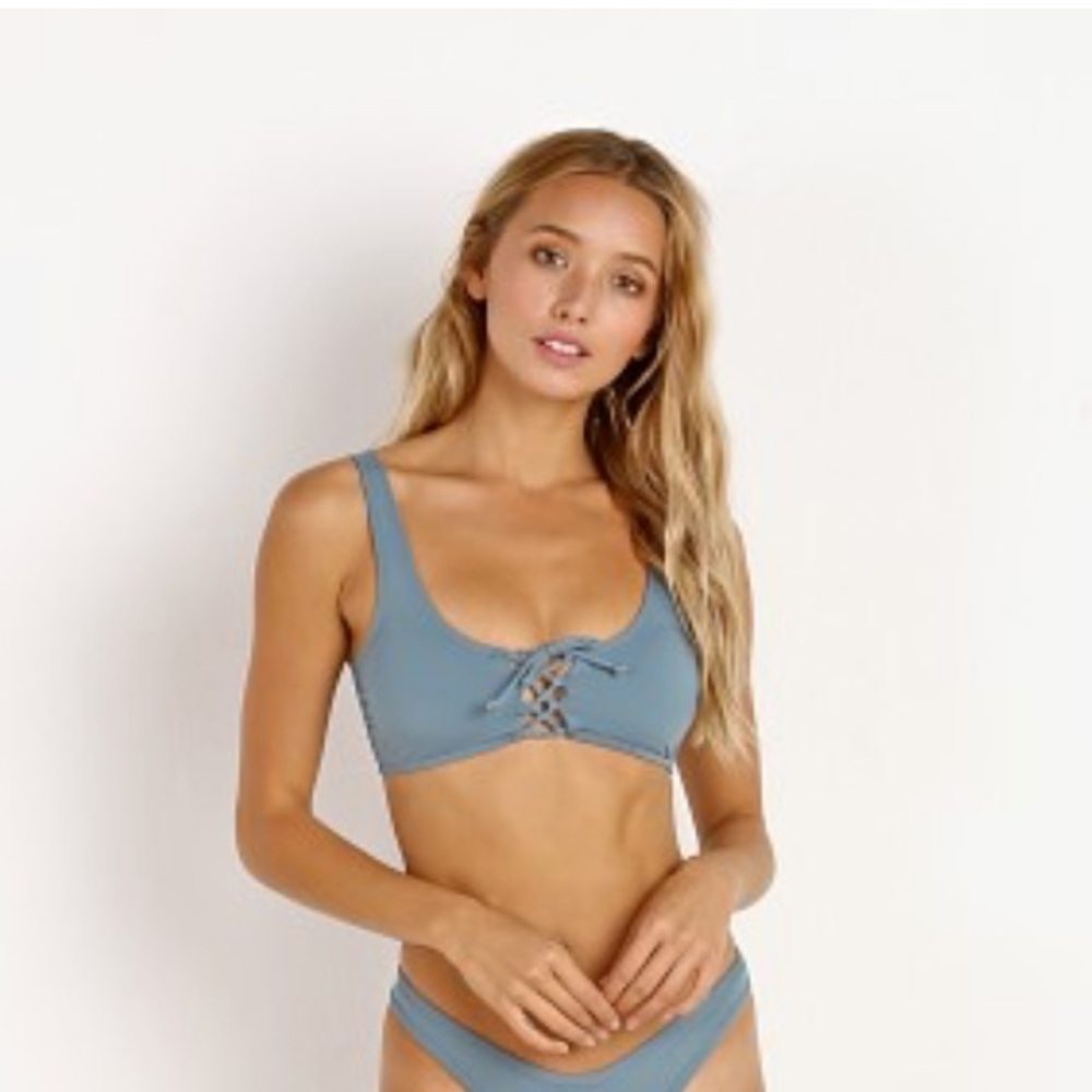 NWT L* Space Romi Bikini Top in Slated Glass Size Small